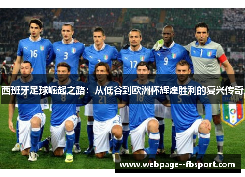 西班牙足球崛起之路：从低谷到欧洲杯辉煌胜利的复兴传奇